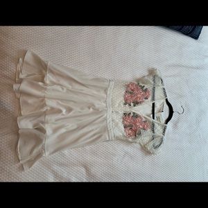 White Cleobella Cropped dress